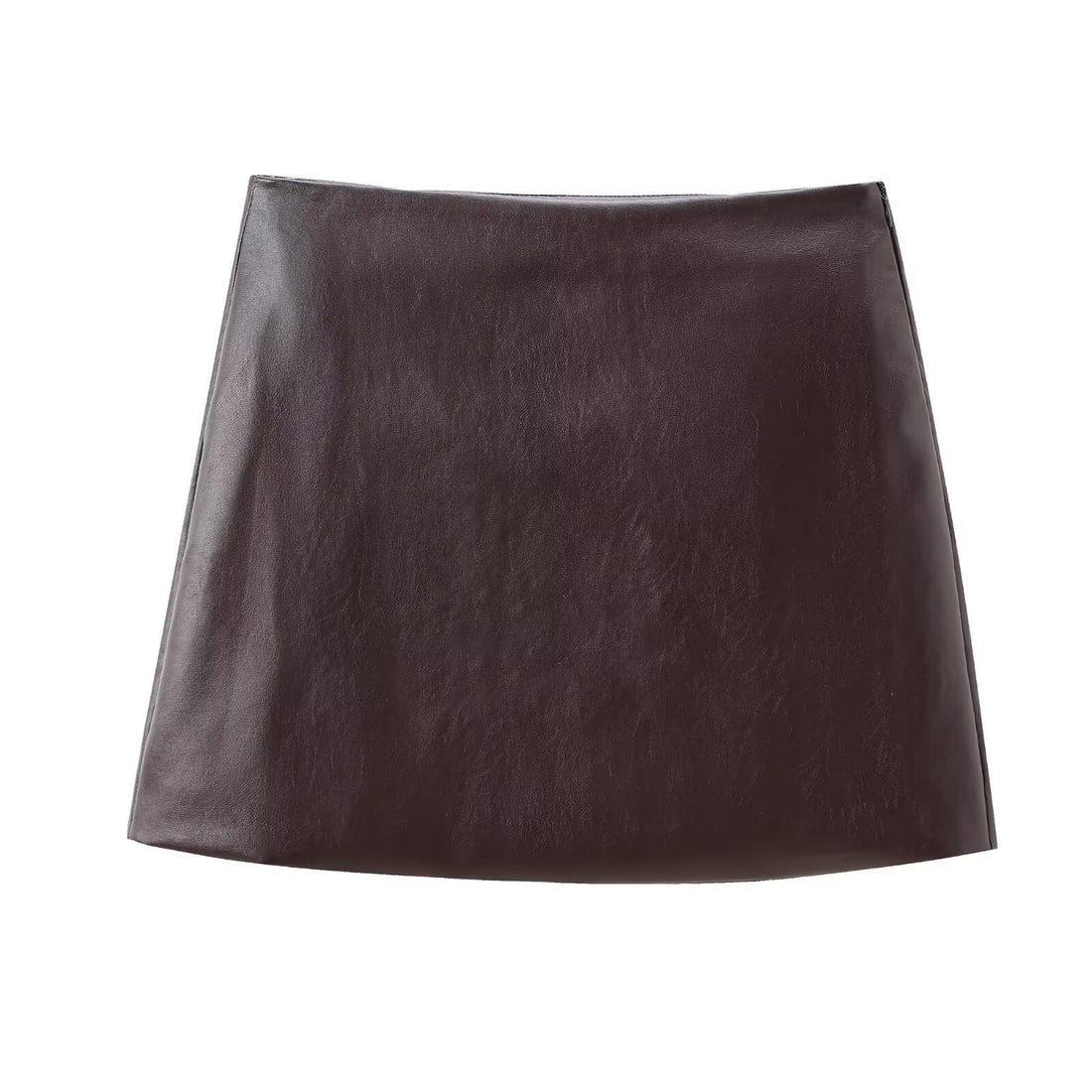 Jana PU Leather Skirt Set