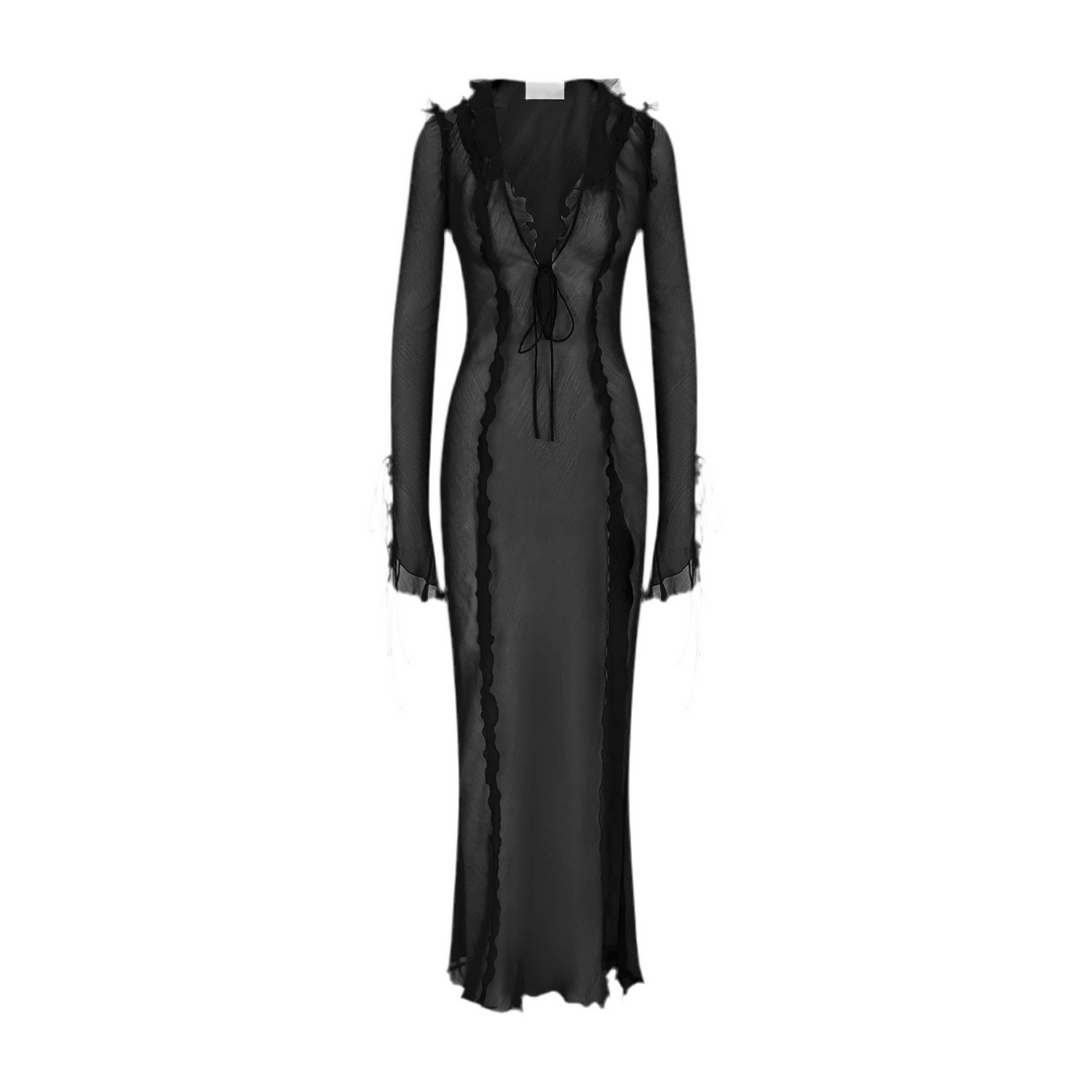 Dusk Muse – Fließendes Maxikleid