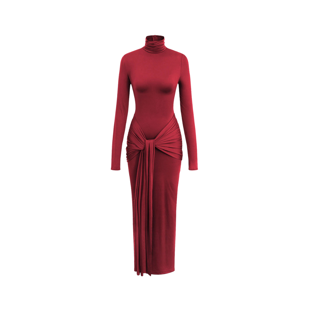 ElegantDrape – Figurbetontes Bodycon Kleid