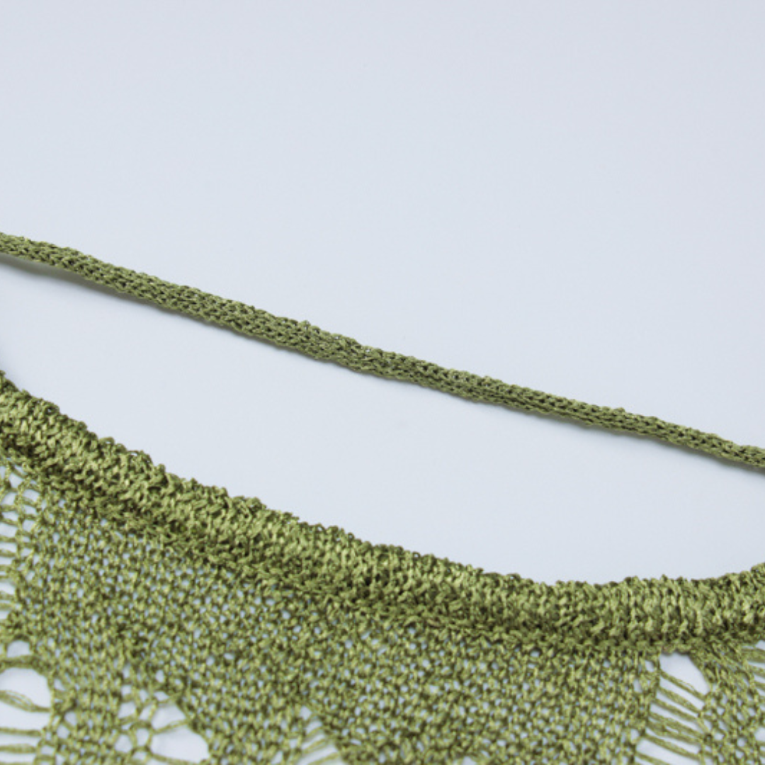 GlamGeo – Strick-Maxikleid mit stilvollen Mustern