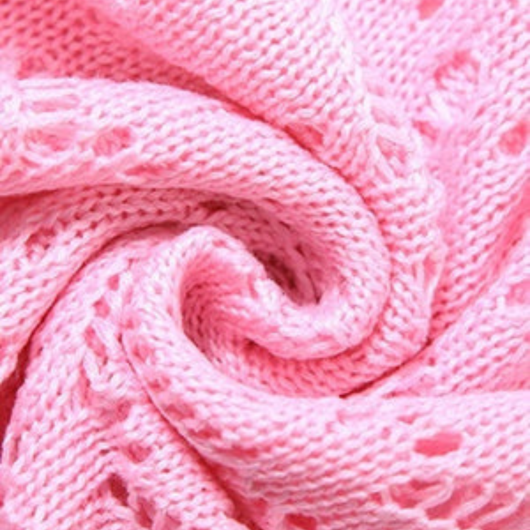 CrochetBloom – Zweiteiliges Set in Rosa