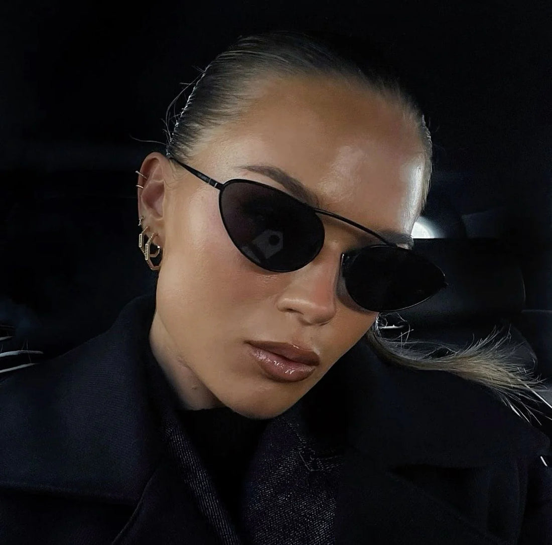 Black Modern Sunglasses