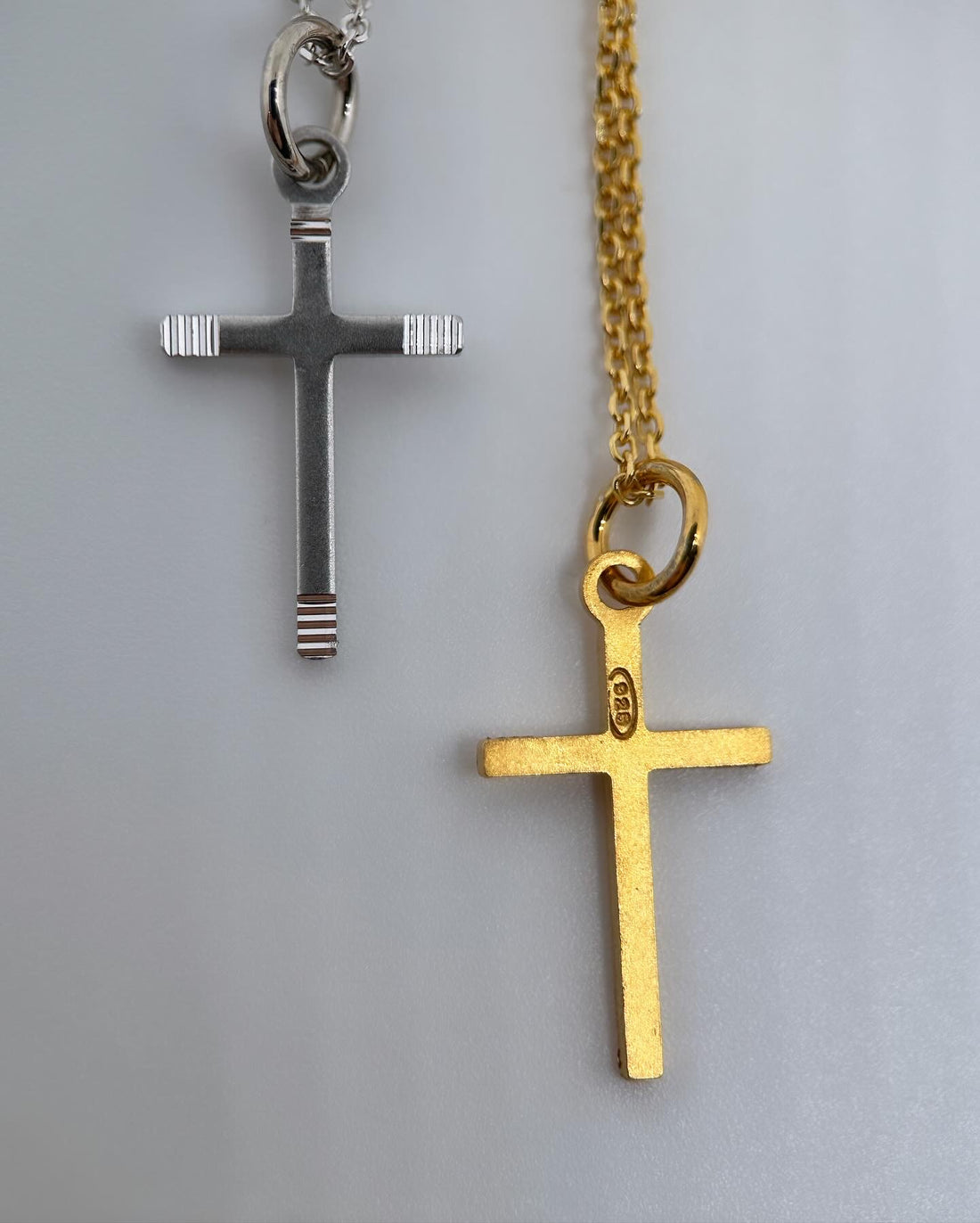 Casual Cross Necklace 14 Carat Gold Plated