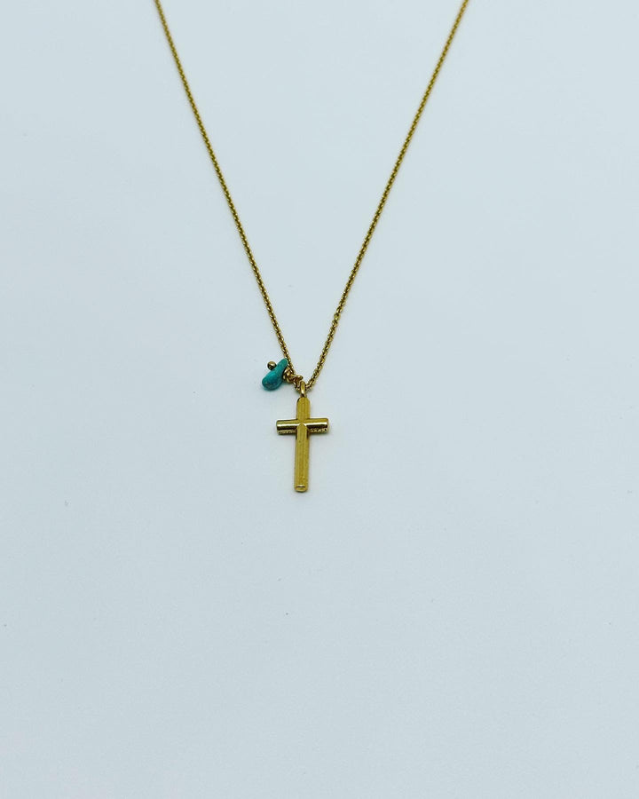 Delos Cross Necklace