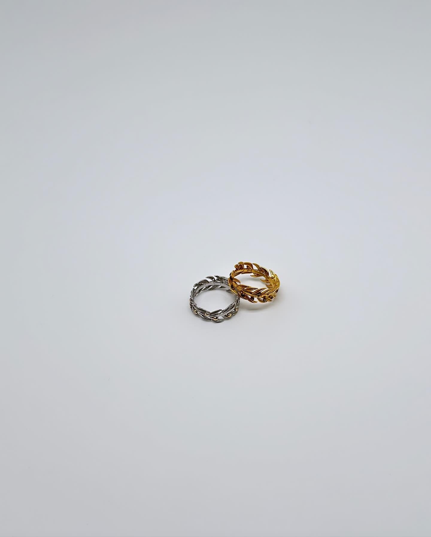 Ring Kerkini in olive branch design