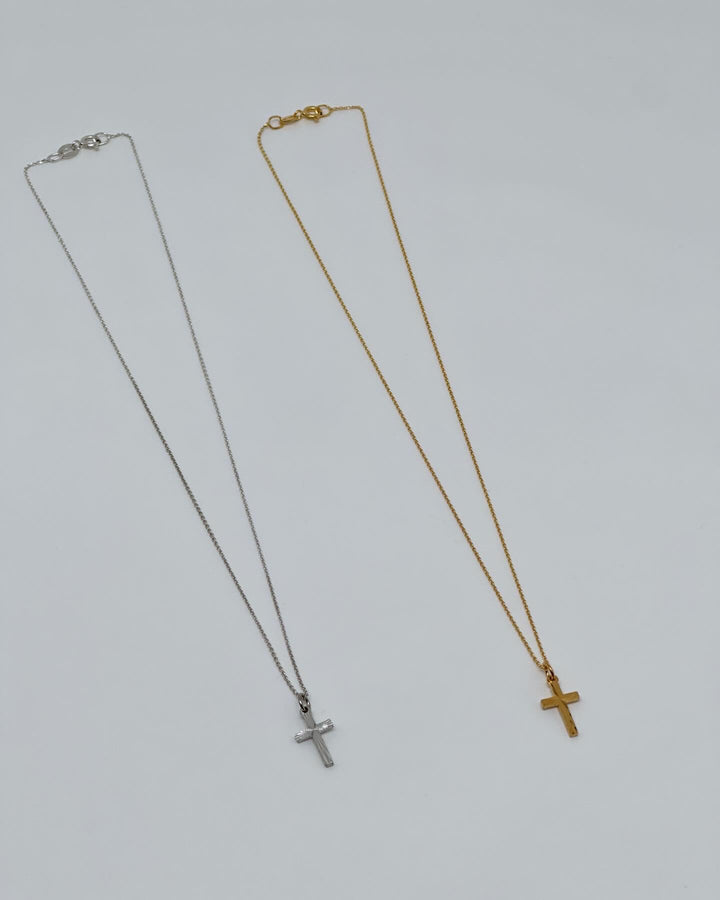 Timeless Cross Necklace 14 Carat Gold Plated