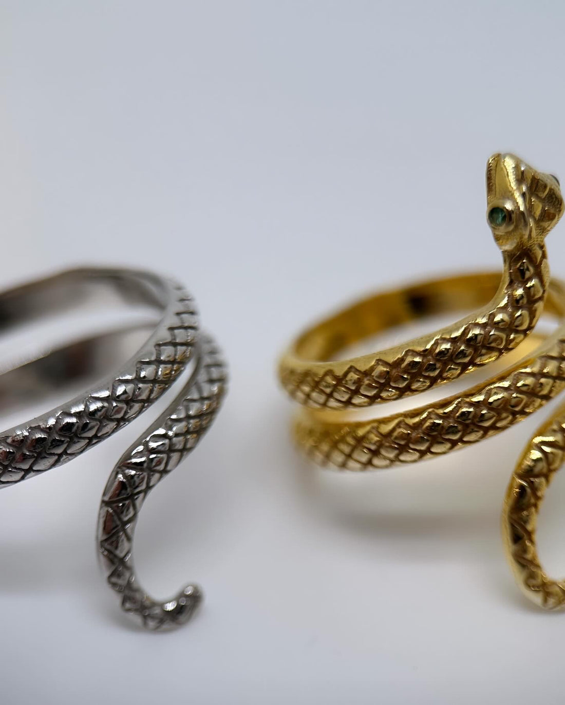 Trichonida ring in snake design