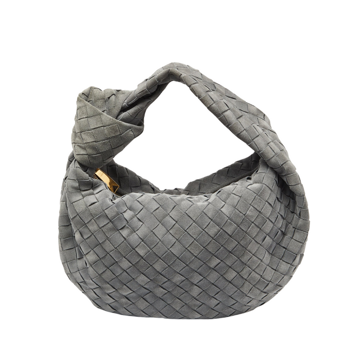 Ava Luxe Weave Wildlederhandtasche