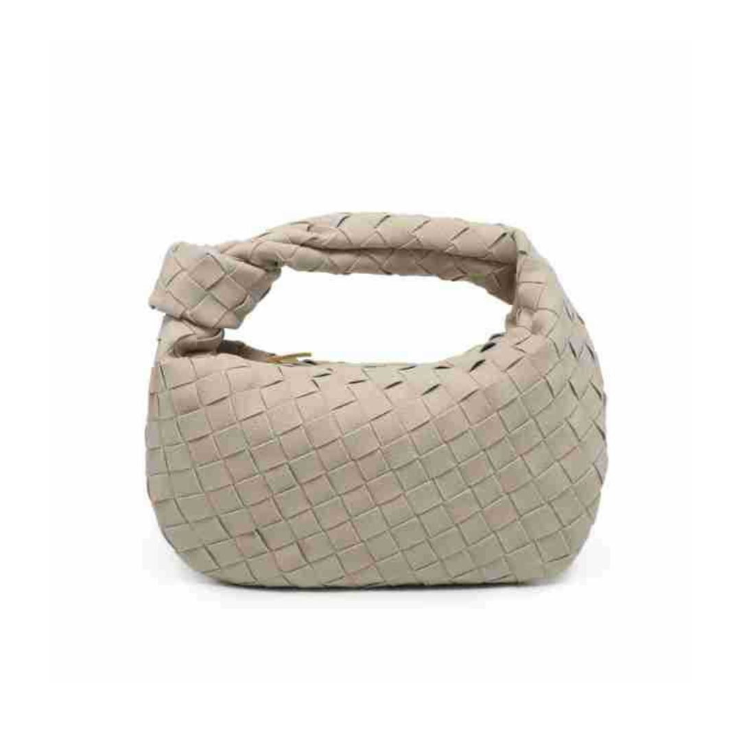 Ava Luxe Weave Wildlederhandtasche