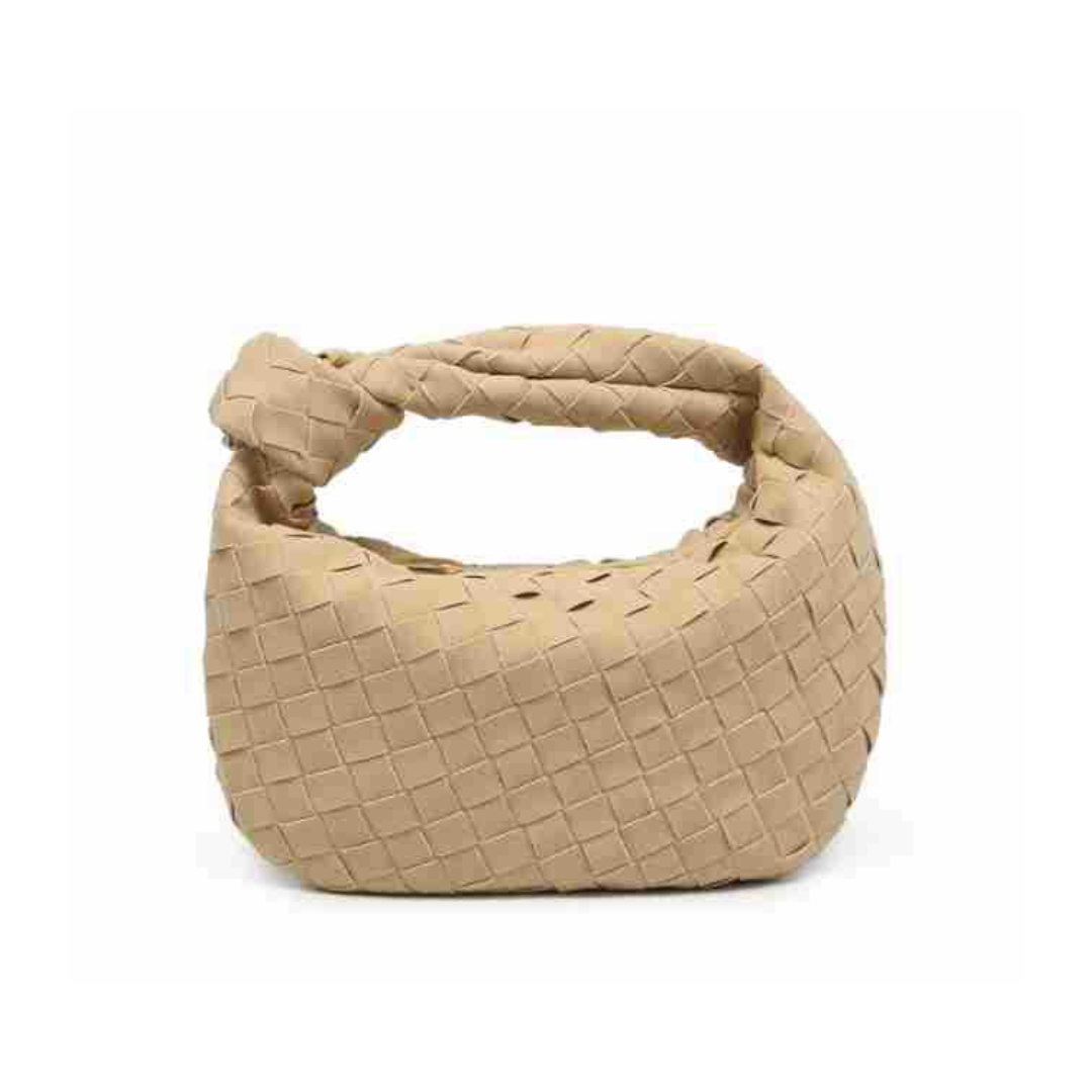 Ava Luxe Weave Wildlederhandtasche