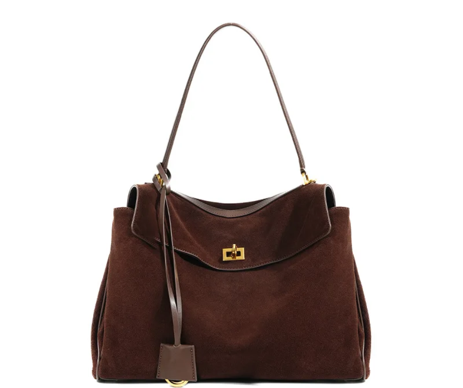 Isabel Elegance Suede Wildleder Handtasche