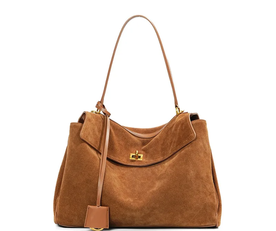 Isabel Elegance Suede Wildleder Handtasche