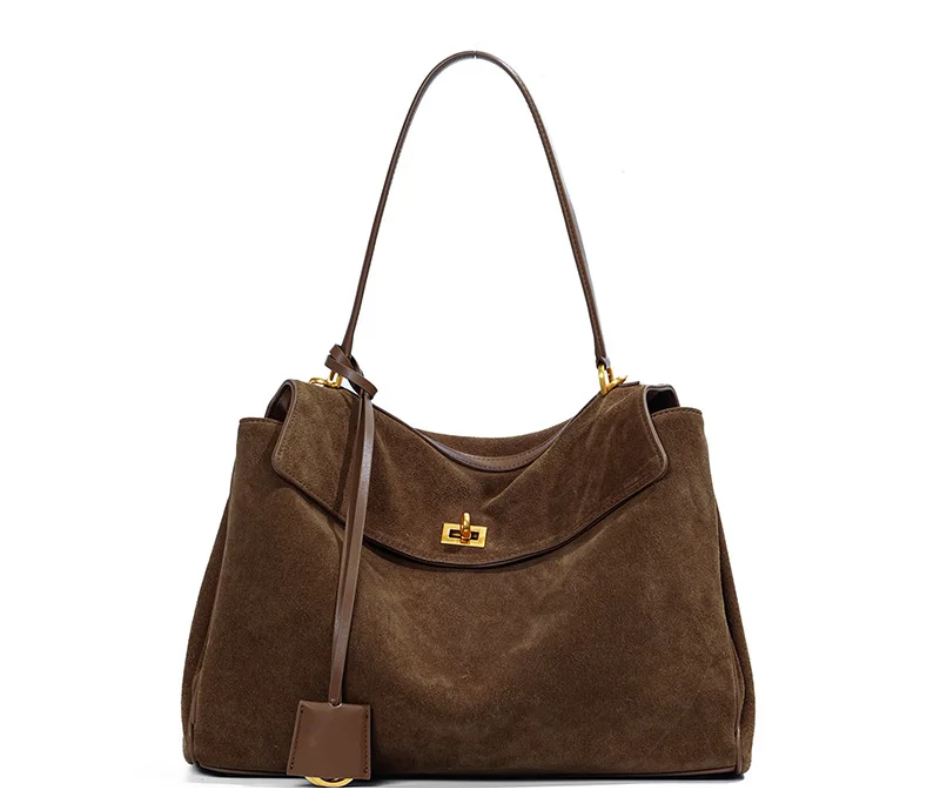 Isabel Elegance Suede Wildleder Handtasche