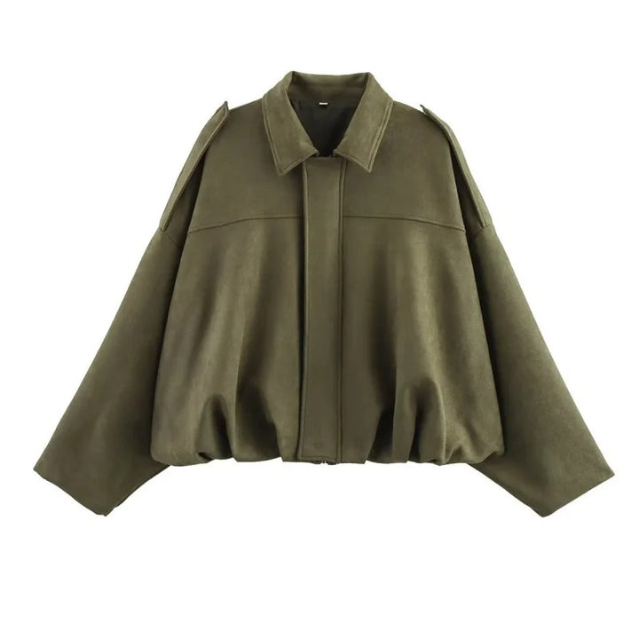 Oversize Suede Jacket