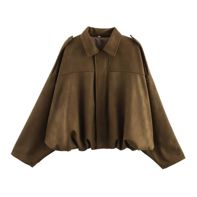 Oversize Suede Jacket