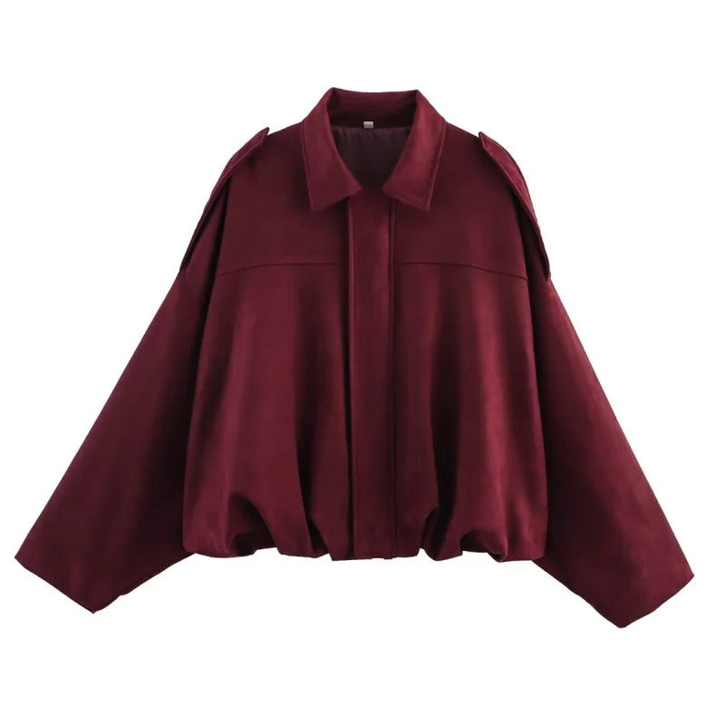 Oversize Suede Jacket