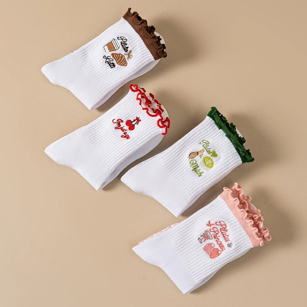 Pilates Socken Funny Damen 4er Set