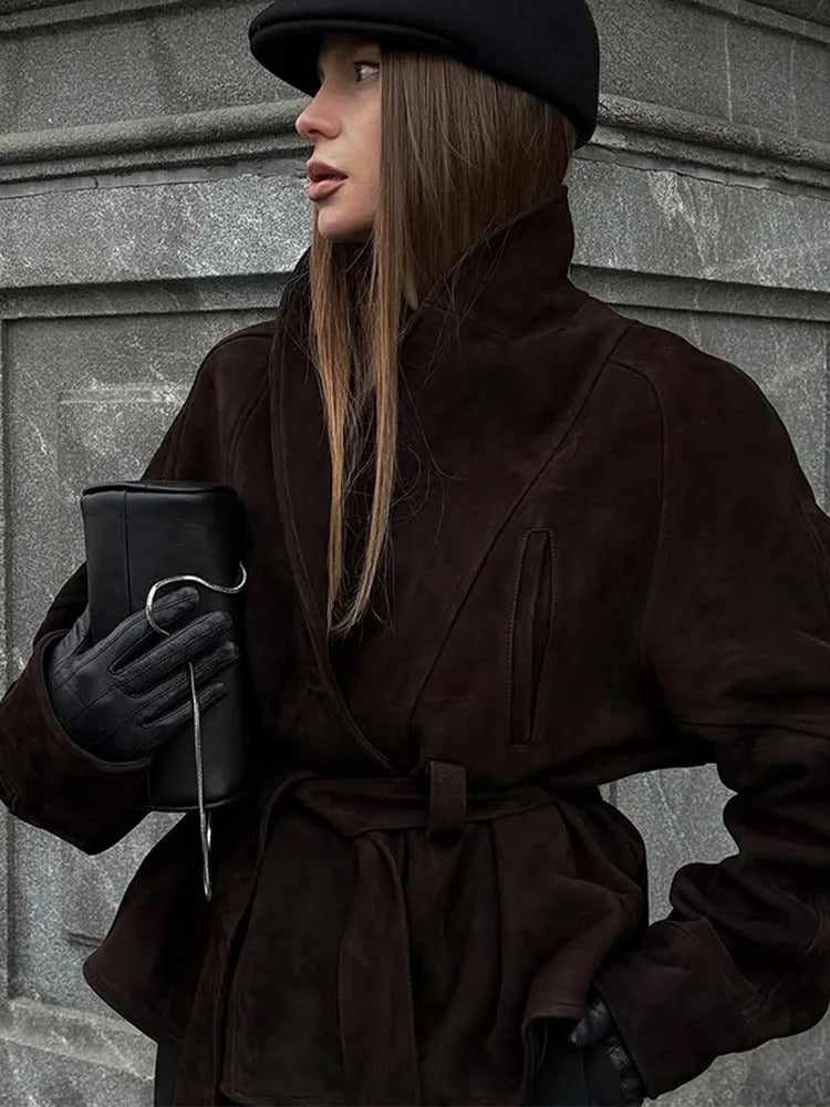 Liora Wildleder Oversize